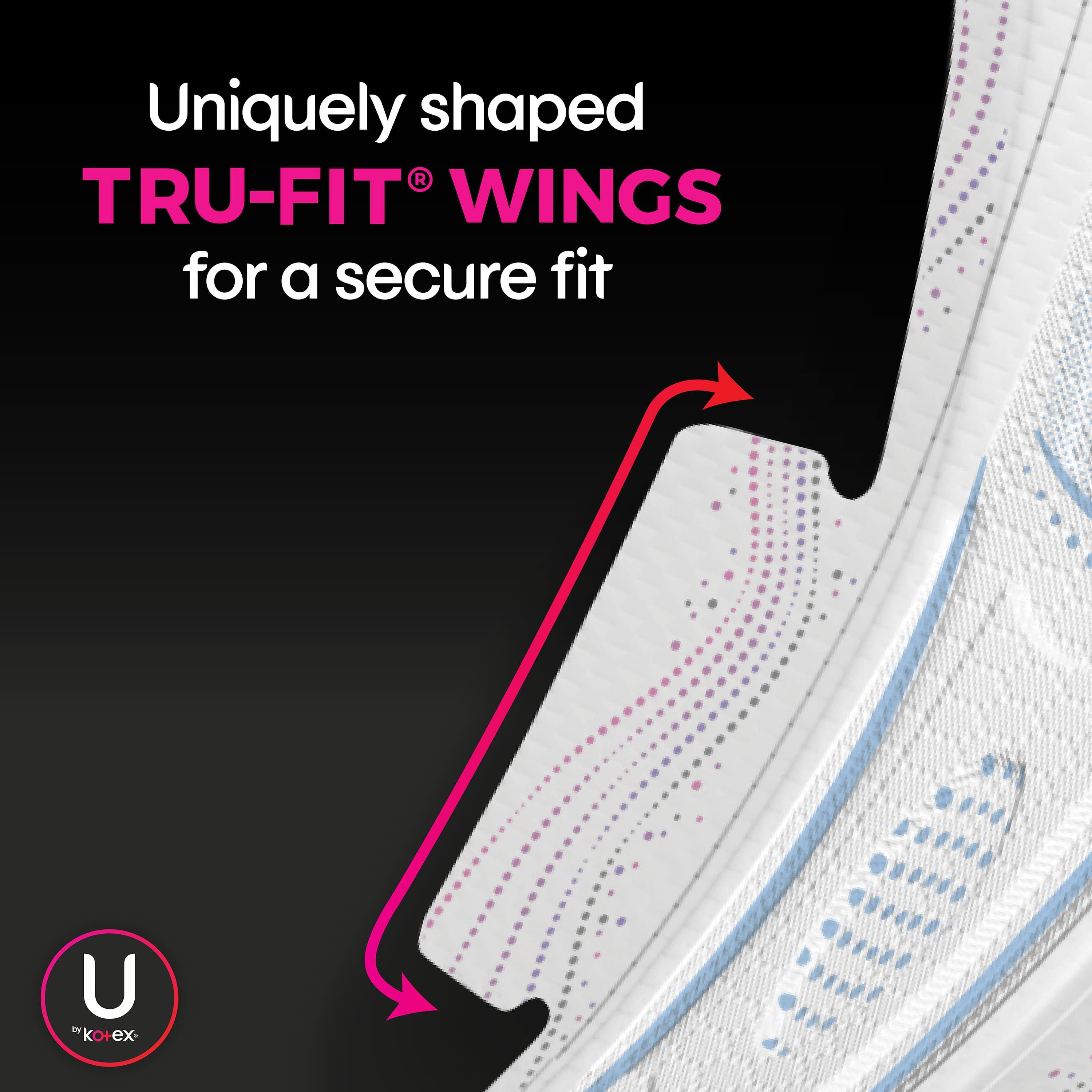 U by Kotex Ultra Thin Overnight Pads - Zerbee