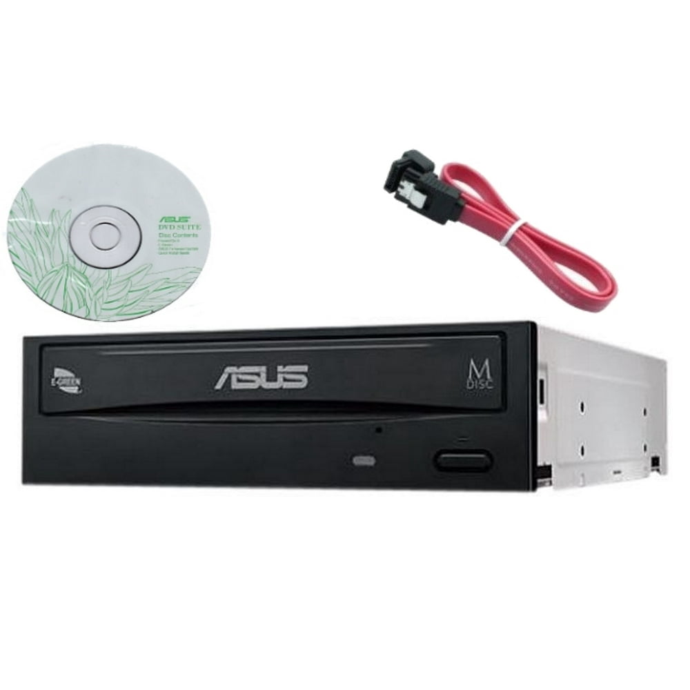 Asus DRW24B1STKIT 24x Internal DVD Burner + Sata Cable Kit Walmart