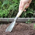 thumbnail image 7 of 2 Pcs Hand Trowel, Stainless Steel Heavy Duty Garden Tools,Garden Kit with Ergonomic Wooden Handle, Durable Garden Tools for Gardening Weeding Transplanting & Digging, Silver, 7 of 7