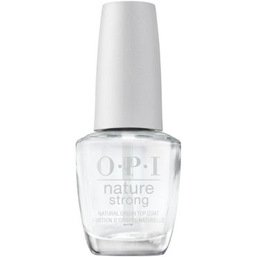 OPI Nature Strong Nail Lacquer, Top Coat, Clear Nail Polish, 0.5 fl oz