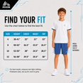 thumbnail image 7 of RBX Boys Athletic Outfit Lightweight Breathable Active Shirts and Basketball Shorts 3 Piece Set, 7 of 7