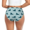 thumbnail image 3 of Womens Underwear Bohemian Cartoon Cute Shark Cuteness No Show Seamless Underwear for Women, Soft Stretch Women's Panties, Hipster Ladies Panties Bikini Underwear Briefs, 3 of 6