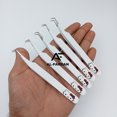 thumbnail image 1 of Pinzas para pestañas con estampado de Hello Kitty, pinzas para pestañas con punta de fibra de 90 grados, pinzas para volumen de pestañas de etiqueta privada de acero inoxidable, 1 of 3
