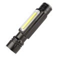 thumbnail image 1 of Linterna LED recargable COB Lámpara de luz Antorcha para uso en exteriores Negro Sharpla Linterna USB recargable, 1 of 8