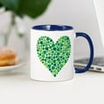 thumbnail image 3 of CafePress - Irish Shamrock Heart Mug Mugs - 11 oz Ceramic Mug - Novelty Coffee Tea Cup, 3 of 4