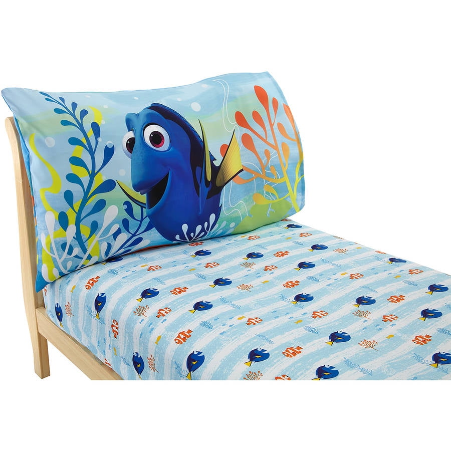 Disney Finding Dory Toddler Sheet Set 2 Pack Walmart Com