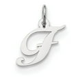 thumbnail image 1 of 925 Sterling Silver Dainty Letter F Initial Name Monogram Necklace Charm Pendant, 1 of 6