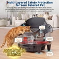 thumbnail image 2 of Automatic Cat Litter Box – Self-Cleaning Litter Box with Open-Top Design, 15-Layer Safety Protection, Smart App Control, Adjustable Entry, Odor Control for Multiple Cats, 2 of 9