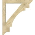 thumbnail image 3 of Ekena Millwork 4"W x 38"D x 44"H Merced Slat Rough Sawn Bracket, Douglas Fir, 3 of 4