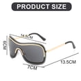 thumbnail image 2 of Gafas de sol de moda todo en uno Gafas de sol modernas para fotografía callejera europea y americana, fabricadas en PC, 2 of 5