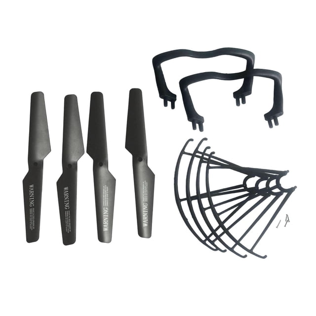 Hélice de helicóptero RC, pieza de hélice, bricolaje, fácil instalación, accesorios robustos para cuadricóptero, protector para x5C