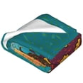 thumbnail image 2 of Cauagu Elephants Pattern Flannel Bed Blankets,Fleece Blanket Comfortable Air Conditioning Blanket for Sofa Bed Travel Couch & Living Room -60"x50", 2 of 8