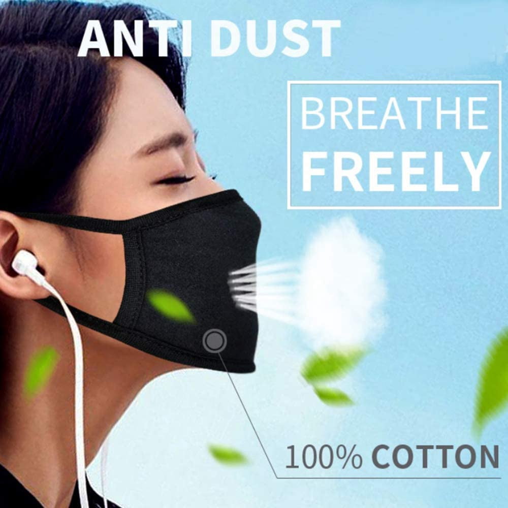 Face Mask 3 Pack Unisex Reusable Machine Wash for Men Women Made In USA
