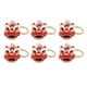 thumbnail image 1 of Llavero de animales de 6 piezas Ticfox metal fuerte, 1 of 12
