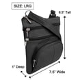 thumbnail image 3 of Genuine Cowhide Leather Studded Pocket Women Crossbody Bag Handbag, 3 of 8