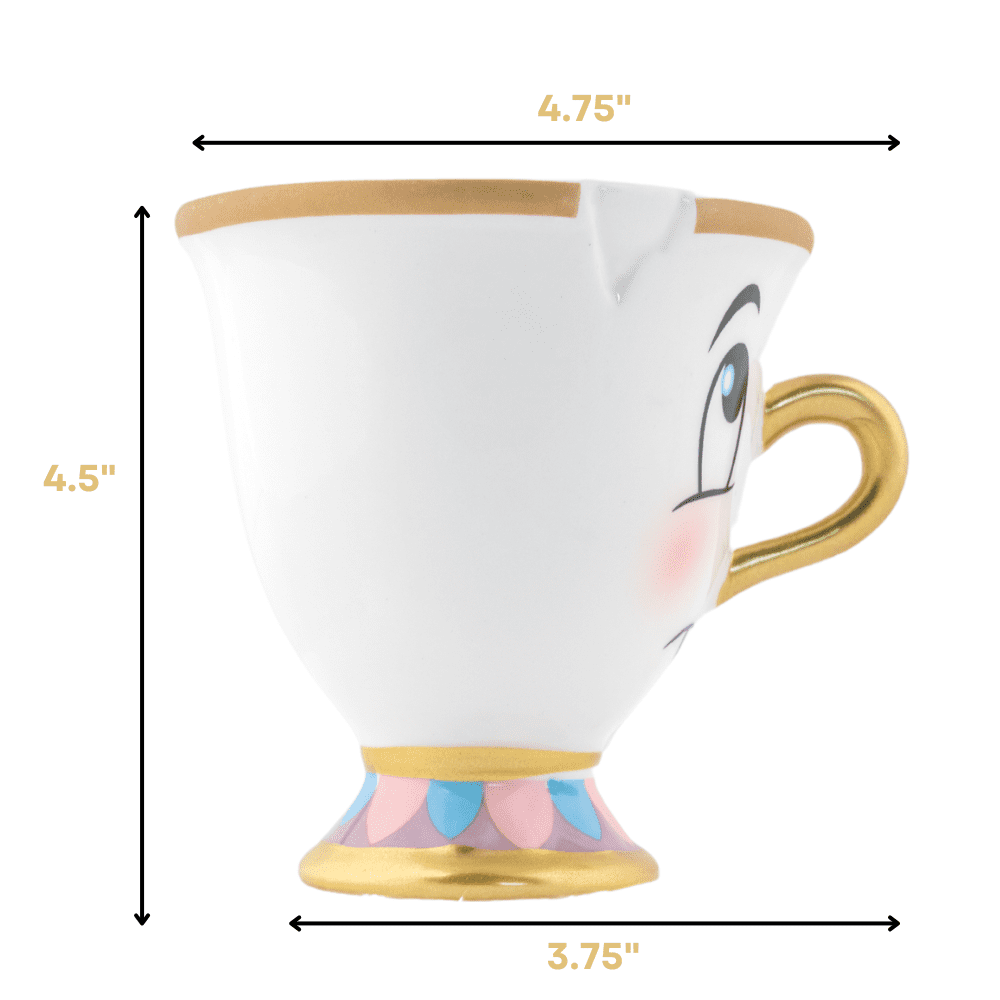 The official Disney Chip mug from Beauty and the Beast