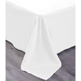 thumbnail image 3 of Mutlu Home Goods Rayon Made From Bamboo Half Split Fitted Sheet - Deep Pockets - Wrinkle Free - Flex Top King Sheets for Sleep Number Bed, Flex Head King 34" Top Split Sheets to fit Upto 16", White, 3 of 5