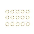 thumbnail image 1 of 200pcs 6x5mm Golden Spring Rings Bag Buckle Split Circle Stainless Steel Key Chain Rings, 1 of 7