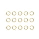 thumbnail image 1 of 200 unids 12x10mm Golden Spring Anillos Bolsa Hebilla Dividir Círculo de acero inoxidable Llaveros Anillos, 1 of 6