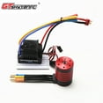 thumbnail image 1 of Amyove GTSKYTENRC Waterproof Combo 3650 2300/3100/3600/4500/5200kv Brushless Motor W//heat Sink 60a Esc For Rc 1/10 Rc Car, 1 of 8