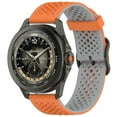 thumbnail image 1 of Two-Tone Breathable Silicone Watch Strap 22mm Stylish Comfortable Durable Easy to Use, 1 of 4