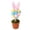 A, variant on Easter Bunny Ear Bonsai Plants, Artificial Flower Pot Decor with Colorful Rabbit Figurines, Spring Home Table Centerpiece for Indoor Decor, Creative Holiday Gift