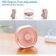 thumbnail image 2 of Small Personal USB Desk Fan, 3 Speed Portable Desk Fan, USB Powered, Strong Wind, Quiet Operation, Perfect for Home Office Car Outdoor Travel (Cherry, 2 of 5