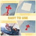 thumbnail image 4 of Uxcell Cross Iron on Patches, Embroidered Sew on Applique Repair Patch for Backpacks Clothing Shoes Hats DIY Yellow, 4 of 6