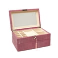 thumbnail image 2 of Aiden Stackable Jewelry Box - Set of 2 (Pink), 2 of 4