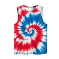 thumbnail image 4 of Jsaierl Women's 4th of July Tank Tops Plus Size Patriotic USA Flag Graphic Tees Elegant Sleeveless T Shirts Cami Flowy Crew Neck Tanks S-XXXXXL, 4 of 5