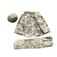 thumbnail image 3 of Abrigo de muñeca en miniatura,Figura a escala 1/6,abrigo superior con pantalones,uniforme.,Modelo de chaqueta y pantalón de manga larga a escala 1/6,Accesorio para modelo de muñeca de 12, 3 of 9