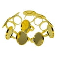 thumbnail image 2 of 10Pcs Metal Blank Findings DIY Jewelry Making Supplies Pad Adjustable Craft Golden, 2 of 8