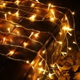 thumbnail image 3 of LED Christmas Lights, 33FT 100 LEDs Plug in String Fairy Lights, 8 Modes, Indoor and Outdoor Lights for Xmas Tree Garden Party Thanksgiving Festival (Warm White), 3 of 4