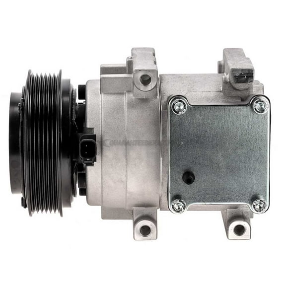 AC Compressor & 6-Groove A/C Clutch For Ford Fiesta 2011 2012 2013 Replaces Hala HS15 - BuyAutoParts