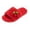 Red, variant on KEVCHE Womens Fuzzy Slippers , Warm Plush Interior with Non-Slip Tread , Indoor Outdoor House Shoes