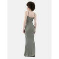 thumbnail image 2 of No Boundaries Women's Sleeveless Maxi Lounge Dress, Women’s and Women’s Plus, 2 of 3