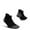 Black, variant on Feetures Plantar Fasciitis Relief Sock Light Cushion No Show Tab - Targeted Compression Sock for Women & Men - M, Black (1 Pair)