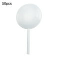 thumbnail image 2 of Limei 50pcs 4ml Plastic Pipettes Heart Round Rectangular Plastic Squeeze Transfer Pipettes Suitable for Chocolate, Cupcakes, Strawberries (Round), 2 of 7