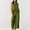 #269-Army Green, variant on Womens Sweater Set Womens Solid Color Thin Loose Sleeveless Pleated Tank Top With Wide Leg Cropped Pants Gift