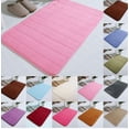 thumbnail image 3 of RBCKVXZ 24"x16" Bathroom Rug - Memory Foam Bathroom Rug with Fiber Design Soft Bath Mat, Absorbent & Non-Slip, Machine Washable Floor Rug, Home Decor Gift for Shower, Bath,Clearance, 3 of 6