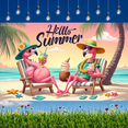 thumbnail image 7 of Tropical Theme Summer Banner Flamingo Beach Style for Outdoor Party Vacation Decoration, 7 of 7