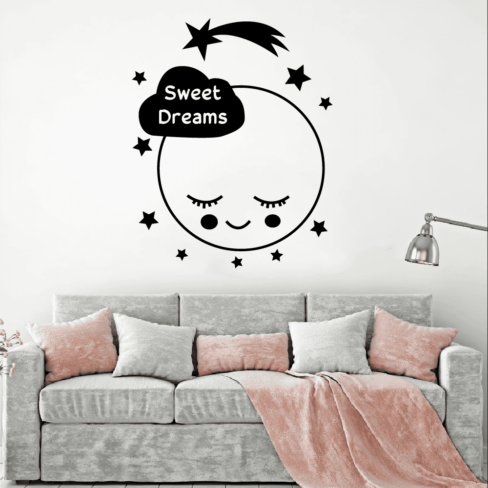Shoot The Stars Wine Bottle Wall Sticker Vinyl Transfer Decal Art Quotes Graphic 