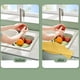 thumbnail image 5 of Protector contra salpicaduras de silicona para fregadero, barrera de protección para cocina, tablero , Base de ventosa, deflector de baño Sunnimix Protector contra salpicaduras de fregadero, 5 of 8