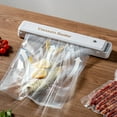 thumbnail image 4 of Clearance Specials,Food Preservation Vacuum Sealer, Stainless Steel Wet Dry Seal, 2-in-1 Function, Compact Design, For Home Kitchen, High Suction Power, Food Storage Protection | Plastic, White, 4 of 7