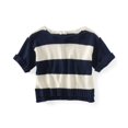 thumbnail image 1 of Aeropostale Pull en Tricot à Rayures Larges Bleu, X-Small, 1 of 1