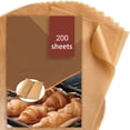thumbnail image 1 of Easy Release Baking Tools Bakeware Parchment Paper Sheets 10X15 Inch Non Stick Precut Unbleached Parchment Paper for Baking Grilling Fryer and Steaming Perfect for Cookies Bread Cakes and More 200Pcs, 1 of 9