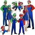 thumbnail image 2 of Disfraz de Super Mario, disfraz elegante, conjunto de sombrero, trajes de fiesta para niños y niñas, trajes de Cosplay, 2 of 4