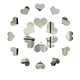 thumbnail image 1 of Pegatina de espejo con combinación de corazón 3D acrílico amor calcomanías de pared con espejo DIY decoración del hogar papel tapiz 18 Piezas Kearding JJ11047-01, 1 of 6