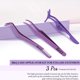 thumbnail image 4 of Herramienta aplicadora de pestañas, kit de herramientas aplicadoras de pestañas de 3 piezas B&Q Pinzas de pestañas para extensiones de pestañas Pinzas de extensión de pestañas para herramienta de apli, 4 of 4