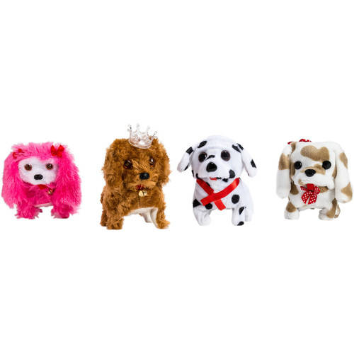 BLUEBLOCK Classic Design Electronic Walking and Barking Puppy Plush Toy